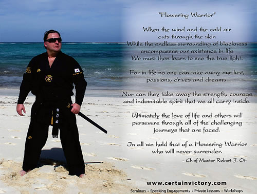 Click to download the Flowering Warrior Poem as a pdf document